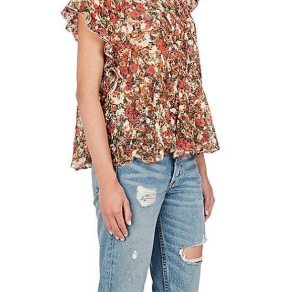 Isabel Marant etoile silk floral summer blouse - Picture 3 of 11